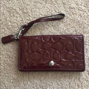 Coach wristlet